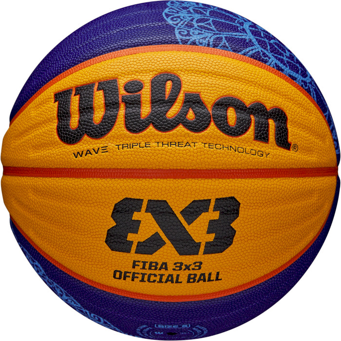 М'яч баскетбольний WILSON FIBA 3x3 Official Game Ball Paris 2024 Size 6 (WZ1011502XB6F)