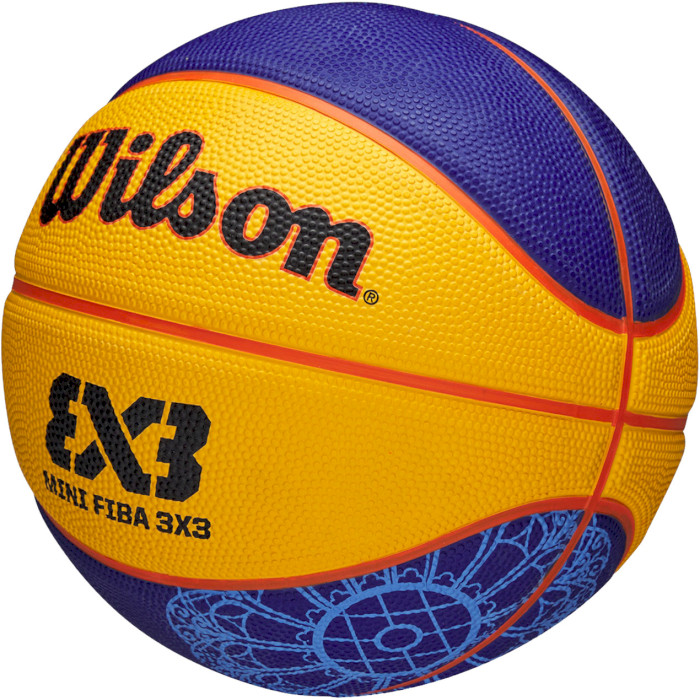 Мини-мяч баскетбольный WILSON FIBA 3x3 Mini Paris 2024 Size 3 (WZ3015101XB3)