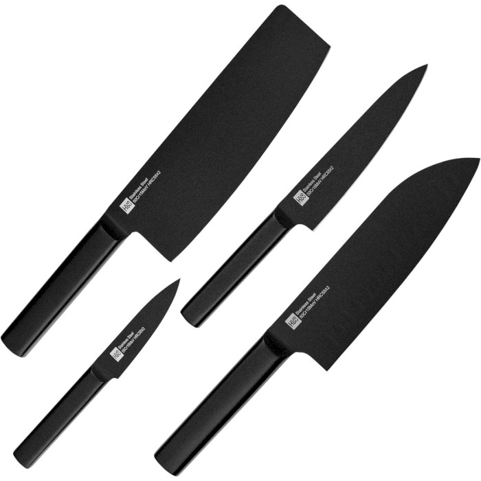 Набор кухонных ножей на подставке XIAOMI HUOHOU Set of Knives with Stand 5-in-1 5пр (HU0076)