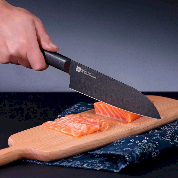 Набор кухонных ножей на подставке XIAOMI HUOHOU Set of Knives with Stand 5-in-1 5пр (HU0076)