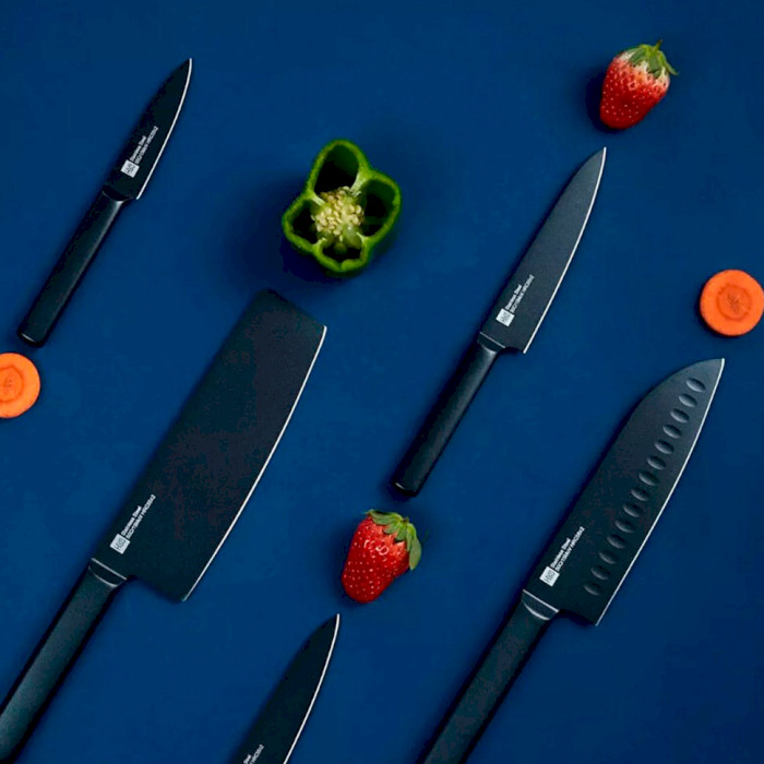 Набор кухонных ножей на подставке XIAOMI HUOHOU Set of Knives with Stand 5-in-1 5пр (HU0076)