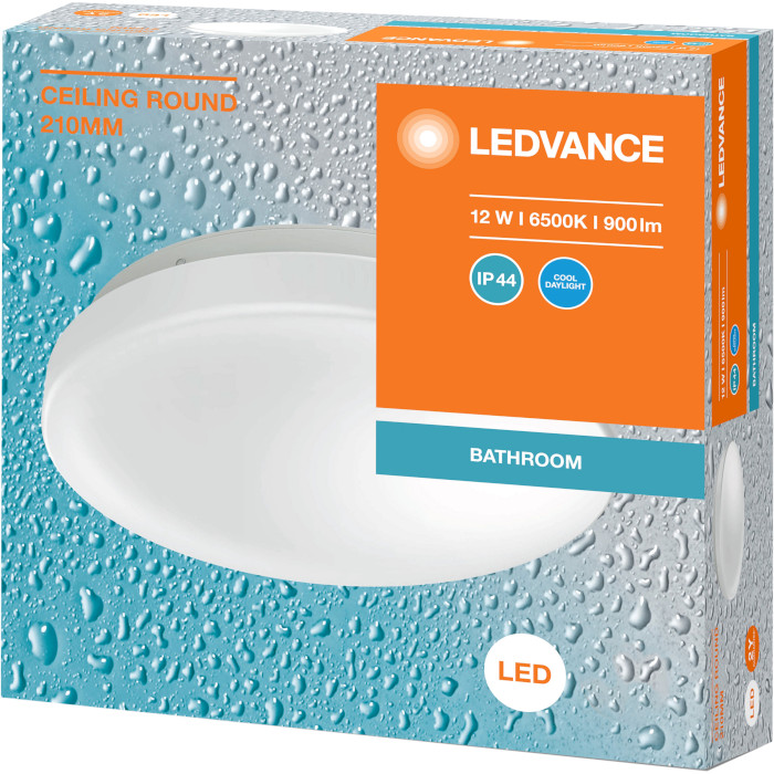 Світильник LEDVANCE Ceiling Round 210 White 12W 6500K (4099854105814)