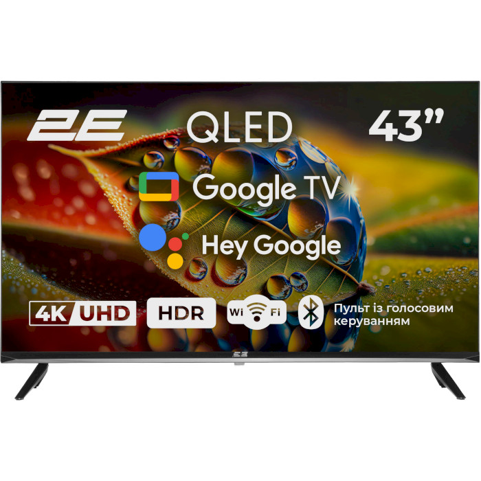 Телевізор 2E 43" QLED 4K 43A77Q