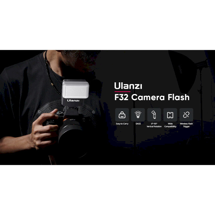 Спалах ULANZI F32 Camera Flash Speedlite