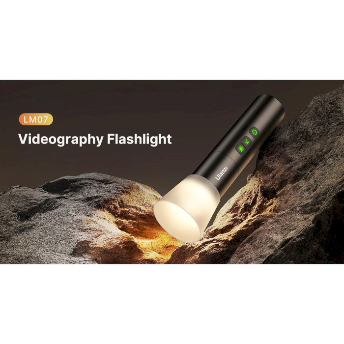 Ліхтар для фото/відео ULANZI LM07 Photography Rechargeable Flashlight (UV-L031GBB1)