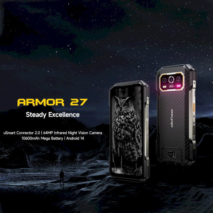 Смартфон ULEFONE Armor 27 12/256GB Black