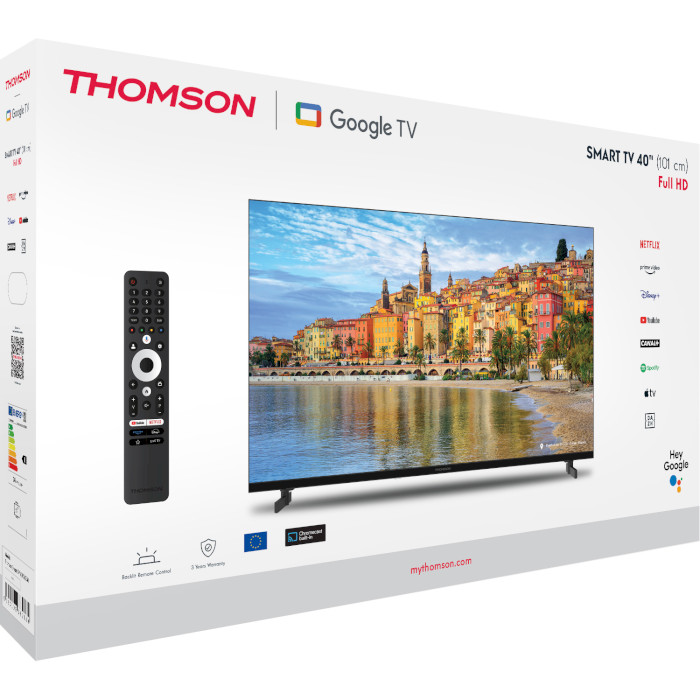 Телевізор THOMSON 40" LED 40FG2S14 Black