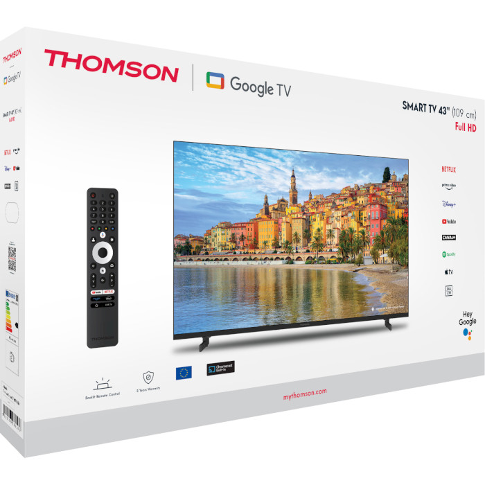 Телевізор THOMSON 43" LED 43FG2S14 Black