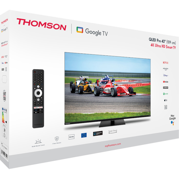 Телевізор THOMSON 43" QLED 4K 43QG7C14