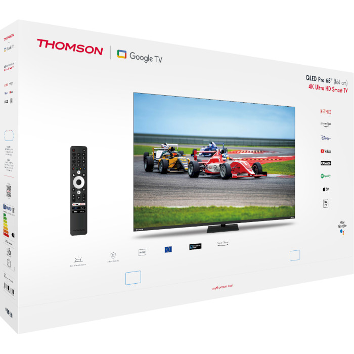 Телевізор THOMSON 65" QLED 4K 65QG7C14