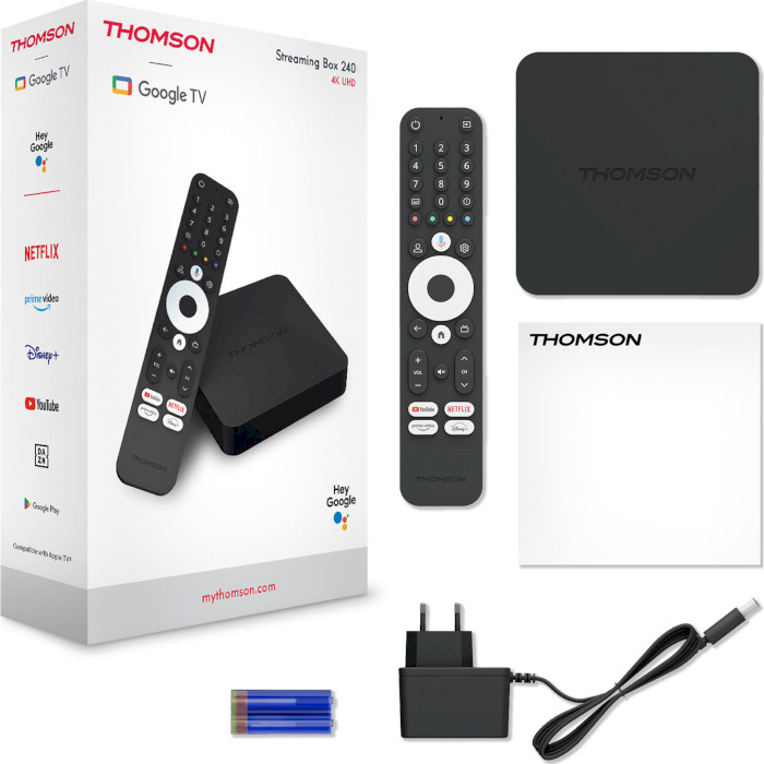 Медіаплеєр THOMSON Streaming Box 240 4K UHD