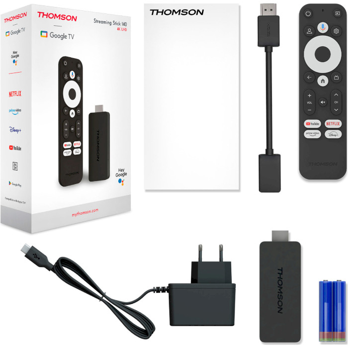 Медіаплеєр THOMSON Streaming Stick 140 4K UHD