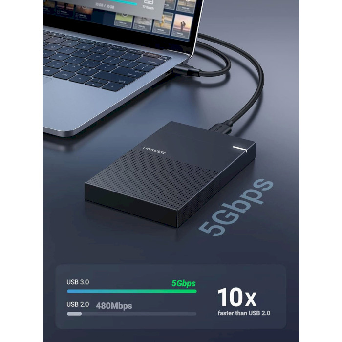 Карман внешний UGREEN 2.5" SATA to USB 3.0 (30725)