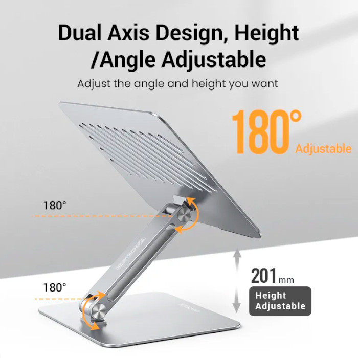 Подставка для ноутбука UGREEN LP339 Adjustable Laptop Stand Silver (40291)