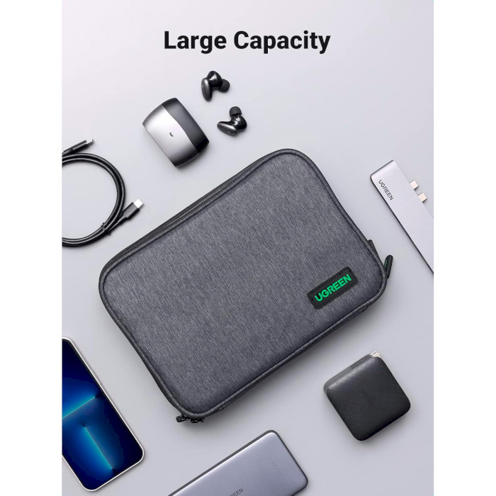 Органайзер для аксессуаров UGREEN LP139 Storage Bag Gray (50147)