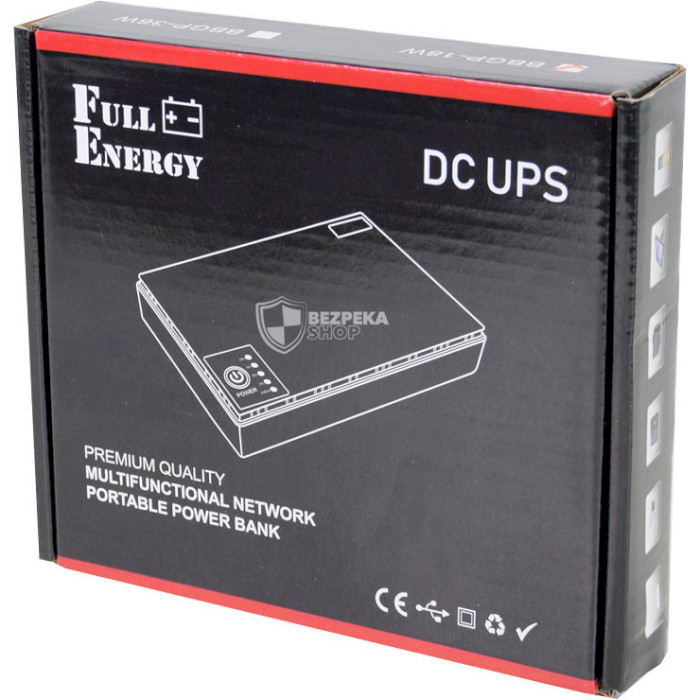 ДБЖ для роутера FULL ENERGY BBGP-36W Mini UPS