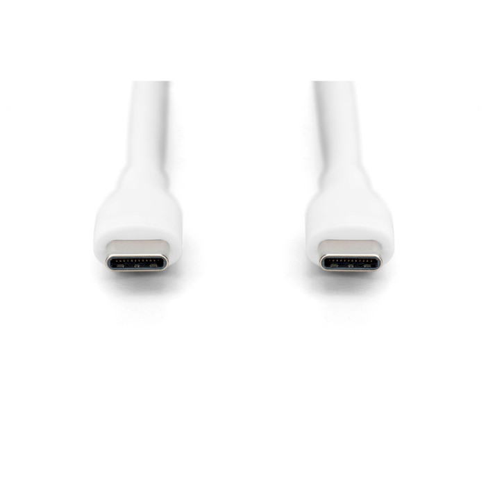 Кабель DIGITUS USB2.0 CM/CM 1м White (AK-300341-010-W)