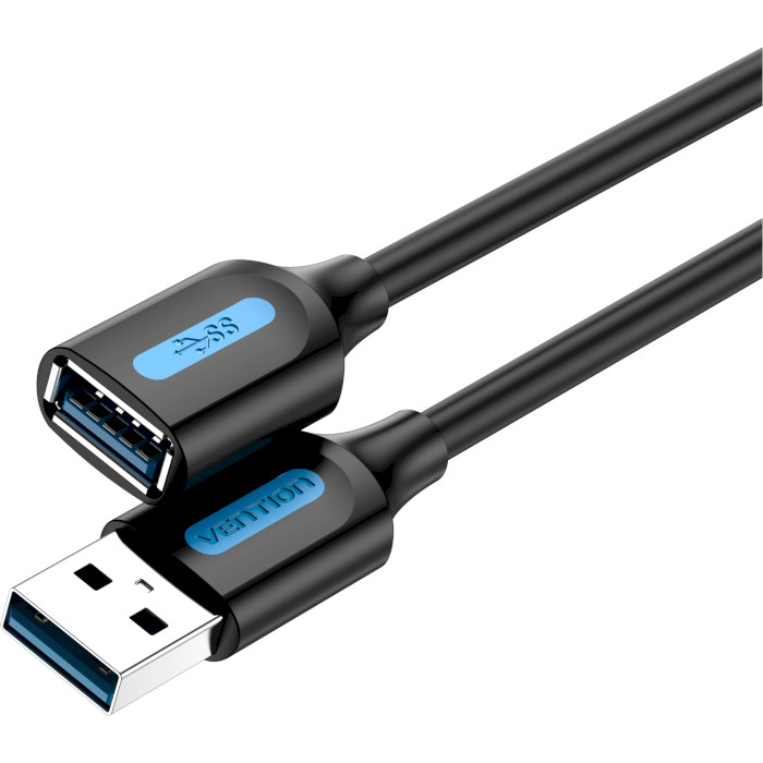 Кабель-подовжувач VENTION USB 3.0 AM/AF 5м Black (CBHBJ)