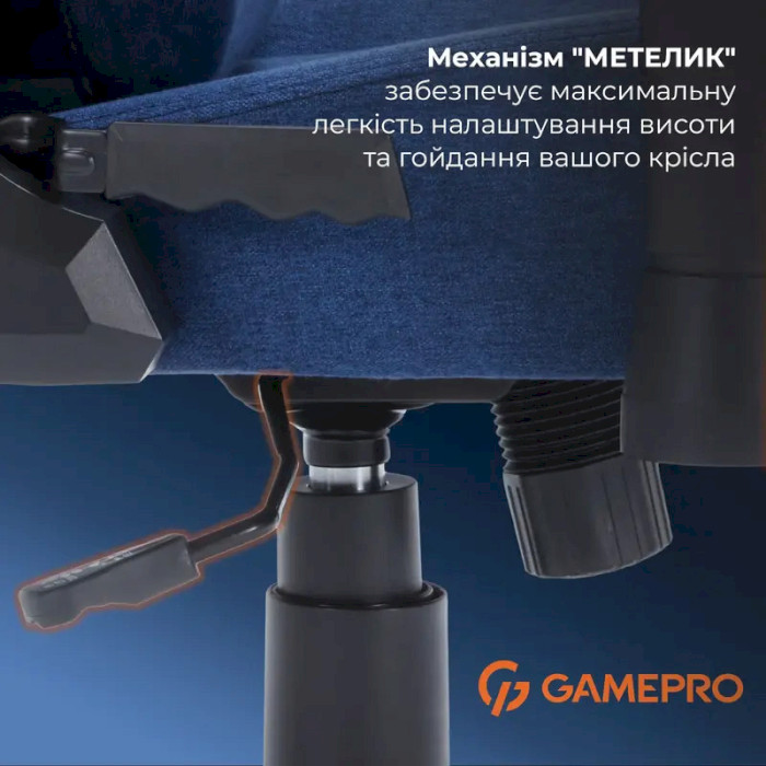 Кресло геймерское GAMEPRO FGC750 Fabric Dark Blue (FGC750DB)