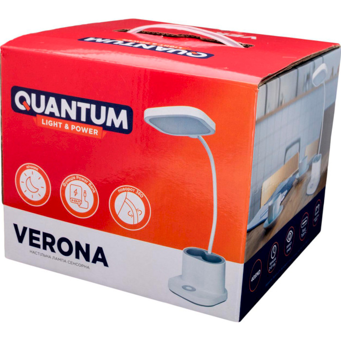 Лампа настільна QUANTUM Verona QM-TL1060 4000mAh