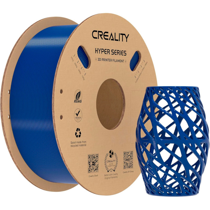 Пластик (филамент) для 3D принтера CREALITY Hyper PETG 1.75mm, 1кг, Blue (3301030070)