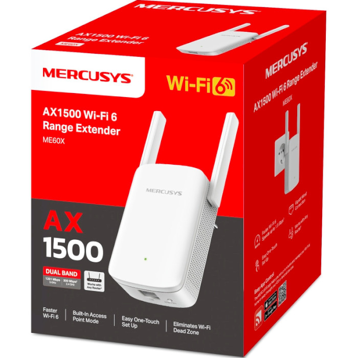 Wi-Fi репітер MERCUSYS ME60X