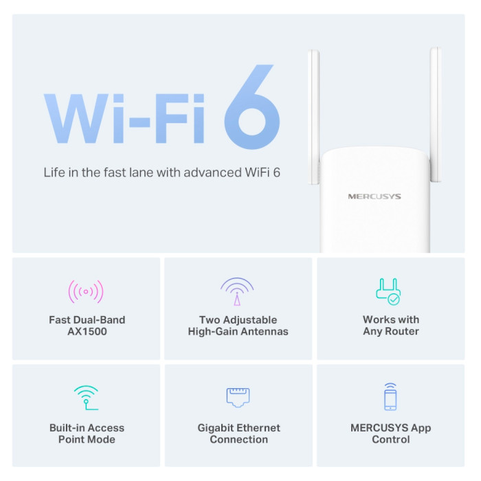 Wi-Fi репітер MERCUSYS ME60X