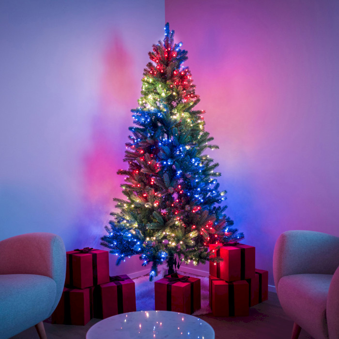 Штучна ялинка зі Smart LED гірляндою TWINKLY Pre-Lit Regal Tree Strings RGB 500 IP20 (TG70P4425P01)