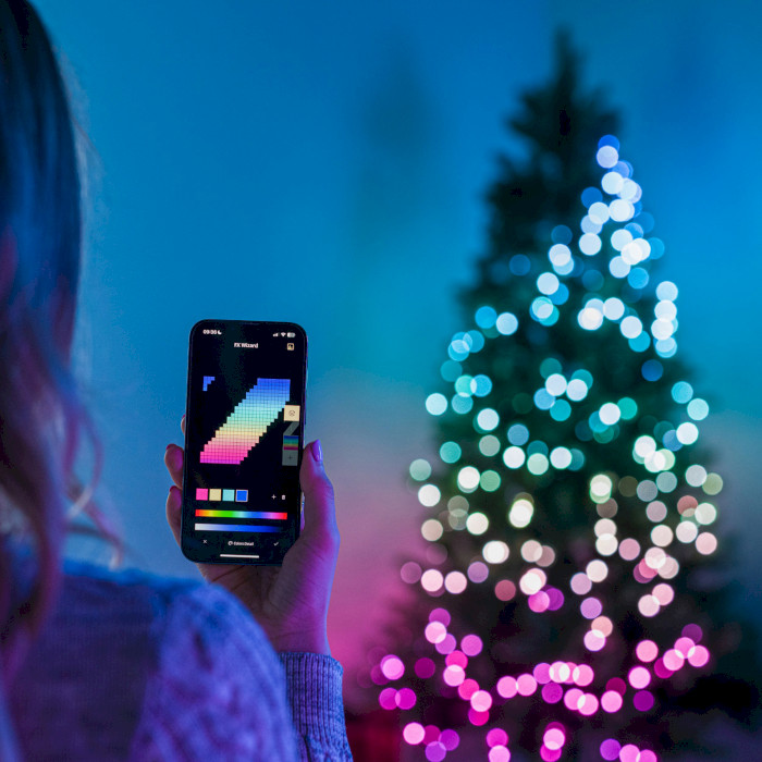 Штучна ялинка зі Smart LED гірляндою TWINKLY Pre-Lit Regal Tree Strings RGB 500 IP20 (TG70P4425P01)