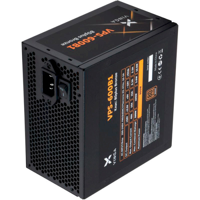 Блок живлення 600W VINGA VPS-600B1