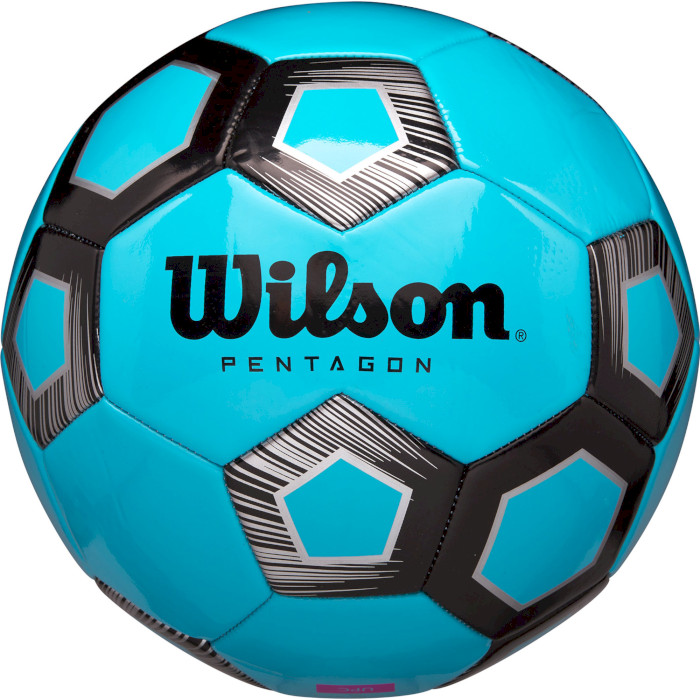 Мяч футбольный WILSON Pentagon Size 5 Royal/Black (WTE8542XB05)