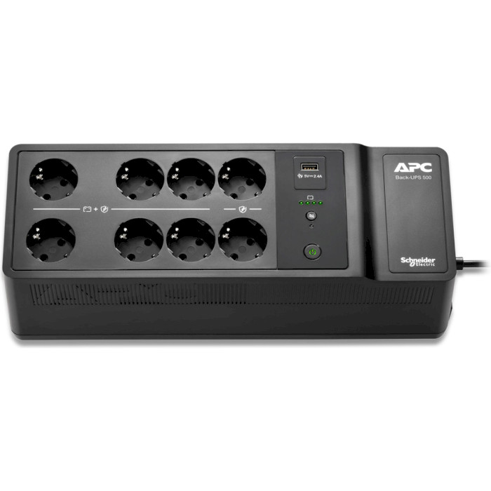 ДБЖ APC Back-UPS 500VA 230V Schuko (BE500G2-GR)