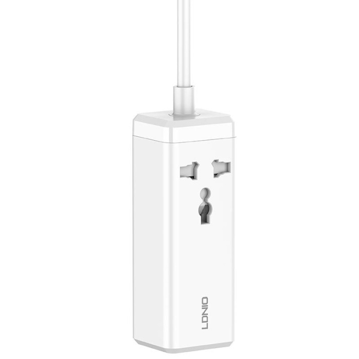 Мережевий фільтр LDNIO SC1418 White, 2xUSB-C, 2xUSB, 2м