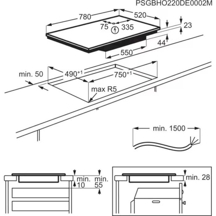 Варильна поверхня індукційна ELECTROLUX EIV85453