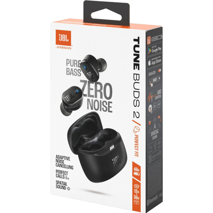 Навушники JBL Tune Buds 2 Black (JBLTBUDS2BLK)