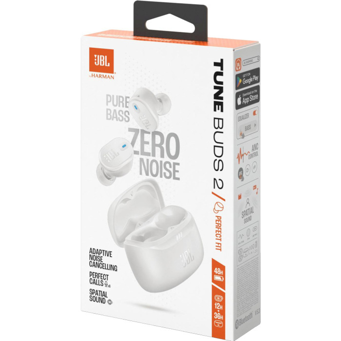 Навушники JBL Tune Buds 2 White (JBLTBUDS2WHT)