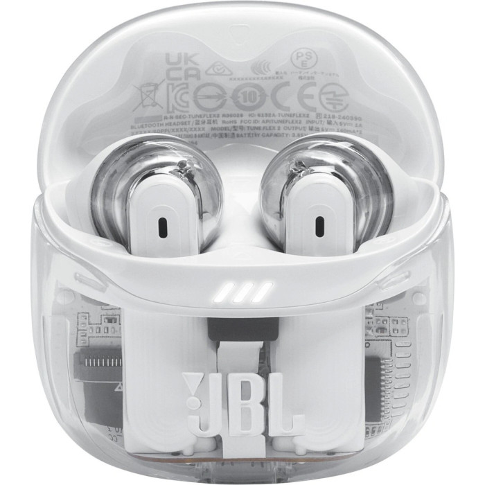 Навушники JBL Tune Flex 2 Ghost Edition White (JBLTFLEX2GWHT)