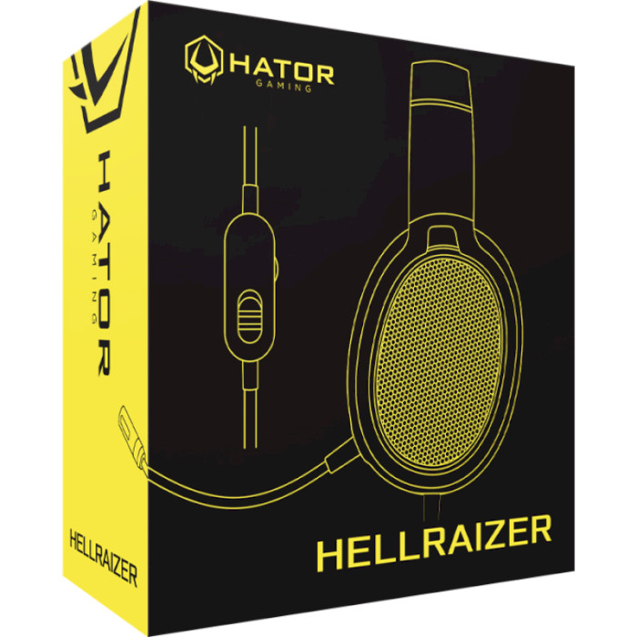 Наушники геймерские HATOR Hellraizer Black/Gold (HTA-813)