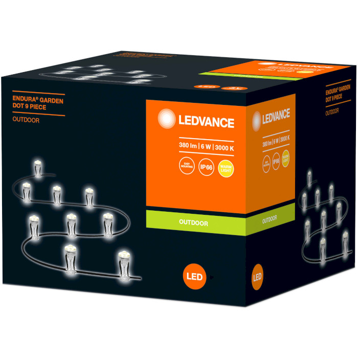 Грунтовый светильник LEDVANCE Endura Garden 9 Dots (4058075478411)