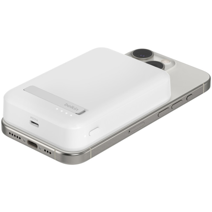 Повербанк MagSafe BELKIN BoostCharge Pro Magnetic Power Bank with Qi2 15W 10K 10000mAh White (BPD008BTWH)