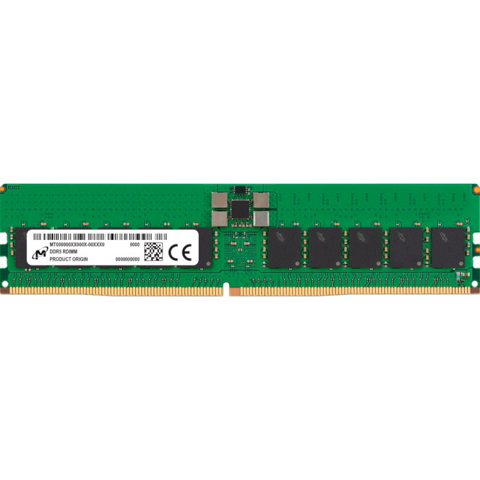 Модуль памяти DDR5 5600MHz 32GB MICRON ECC RDIMM (MTC20F2085S1RC56BR)