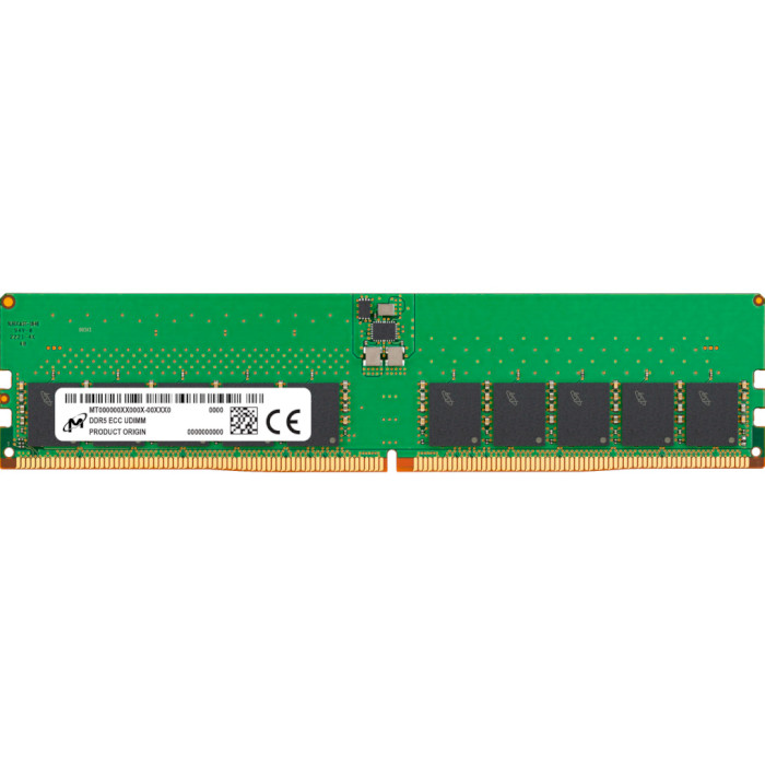 Модуль памяти DDR5 5600MHz 32GB MICRON ECC UDIMM (MTC20C2085S1EC56BR)