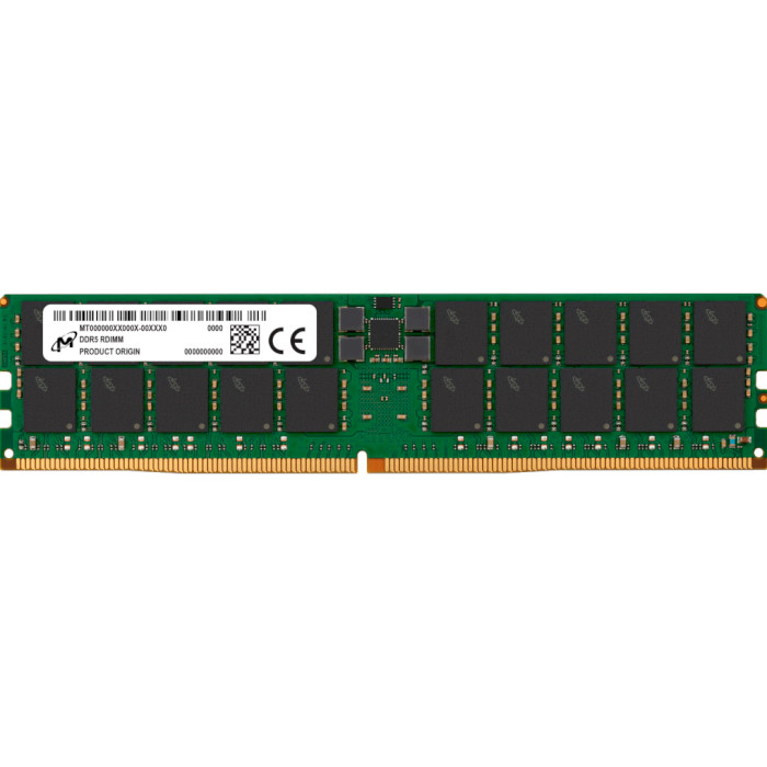 Модуль пам'яті DDR5 5600MHz 64GB MICRON ECC RDIMM (MTC40F2046S1RC56BR)