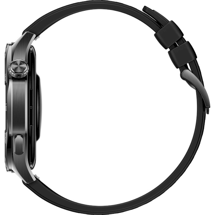 Смарт-годинник HUAWEI Watch GT5 46mm with Black Fluoroelastomer Strap (55020DKM)