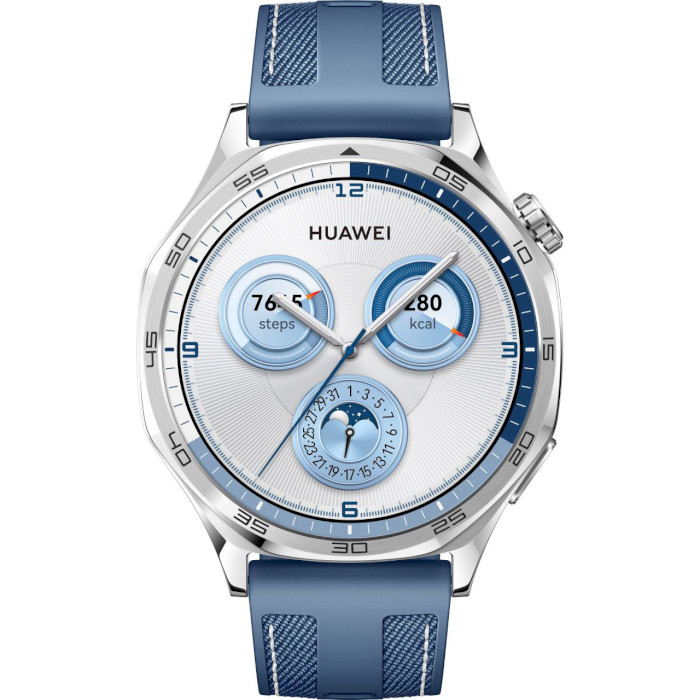 Смарт-годинник HUAWEI Watch GT5 46mm with Blue Woven Strap (55020DKH)