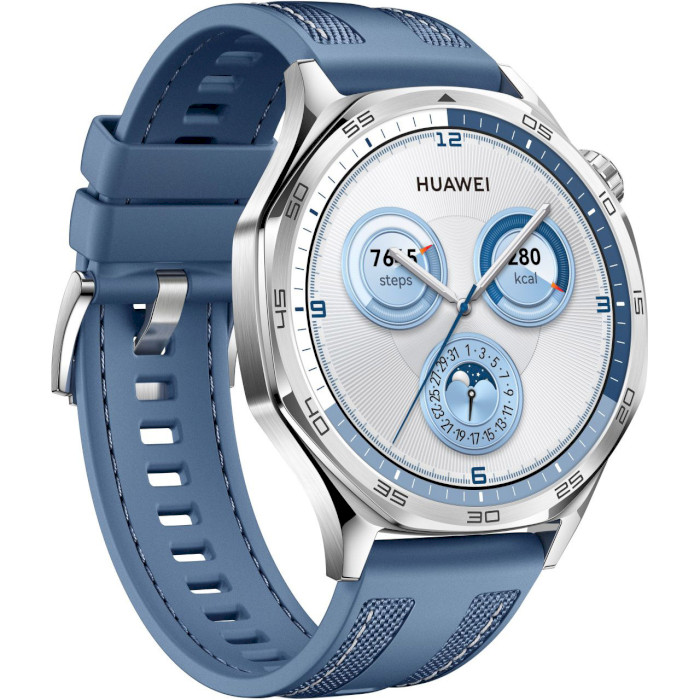 Смарт-годинник HUAWEI Watch GT5 46mm with Blue Woven Strap (55020DKH)