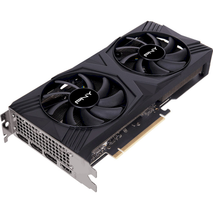 Відеокарта PNY GeForce RTX 4070 Super 12GB Verto OC Dual Fan DLSS 3 (VCG4070S12DFXPB1-O)