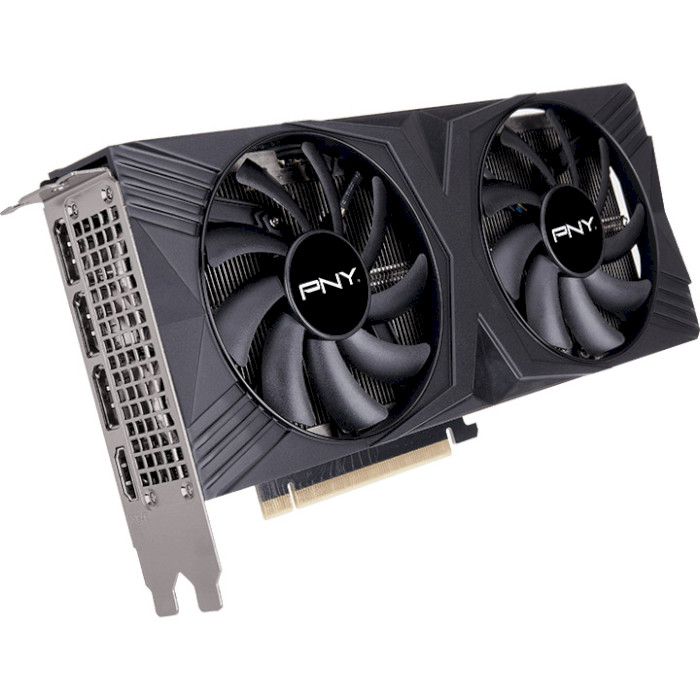 Відеокарта PNY GeForce RTX 4070 Super 12GB Verto OC Dual Fan DLSS 3 (VCG4070S12DFXPB1-O)