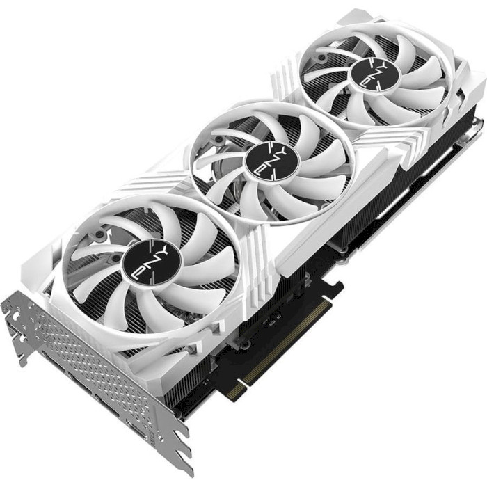 Відеокарта PNY GeForce RTX 4070 Ti Super 16GB Verto OC Triple Fan DLSS 3 White (VCG4070TS16TFWXPB1-O)