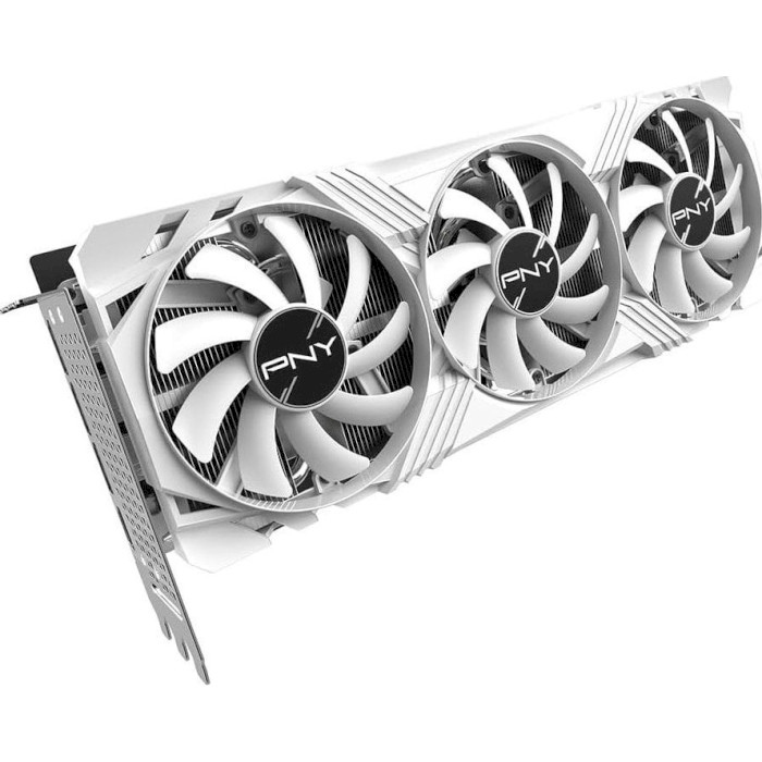 Відеокарта PNY GeForce RTX 4070 Ti Super 16GB Verto OC Triple Fan DLSS 3 White (VCG4070TS16TFWXPB1-O)